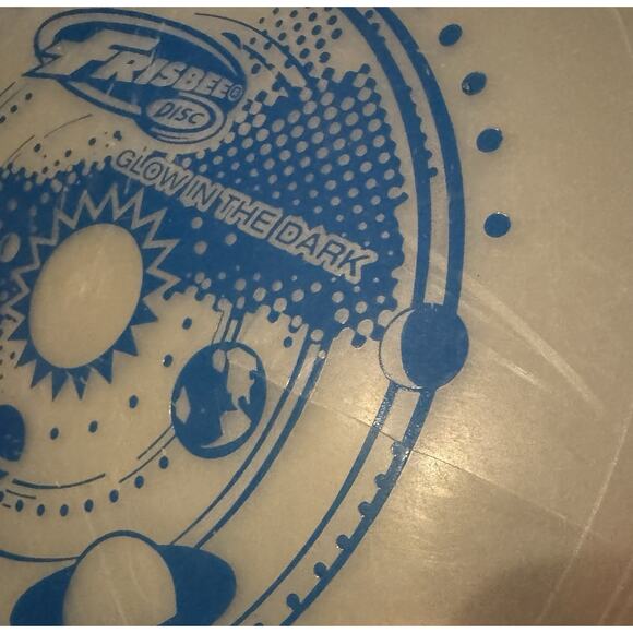 Lot 2 Vintage Frisbee Discs Pro Classic Sunburst & Dyn-O-Glo Glow in Dark Retro - Picture 9 of 9